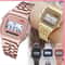 LED Digital Sports Watch Steel Strap Watch For Men And Women Multifunction Electronic Clock 2