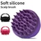 Scalp Exfoliator Brush Head Scrubber Tools For Hair Washing Clean Scalp Massager Comb With Handle 2