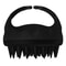 Scalp Exfoliator Brush Head Scrubber Tools For Hair Washing Clean Scalp Massager Comb With Handle 0