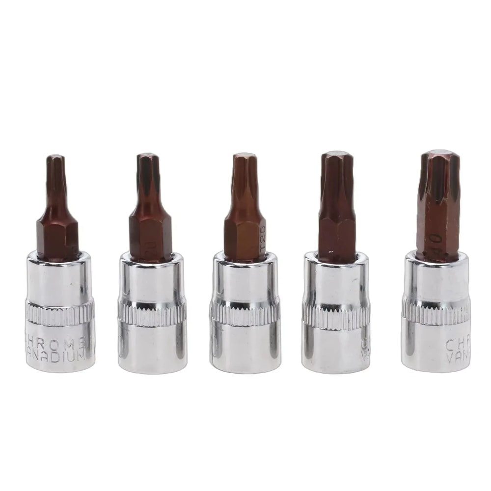 Torx Screwdriver Bits Set Drive Socket Wrench Adapter 4