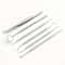 Stainless Steel Dental Tools Kit for Oral Cleaning Tartar Removal Flossing Care Mirror Easy to Clean