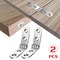 Foldable Hinges For Sewing Machine Cabinet Rounded Corner Buffer Hinge Furniture Hardware Set 0