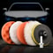 Car Polishing Sponge Pads Kit Foam Pad Buffer Kit Polishing Machine Wax Pads For Removing Scratches 0