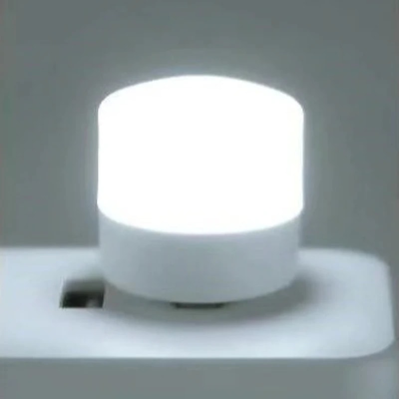 LED Mini USB Night Light Warm White Eye Protection Book Reading Lamp USB Plug Computer Mobile Power 5