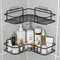 Bathroom Organizer Wall Shelf Corner Storage Iron Shower Drain Basket Cosmetic Rack Shampoo Holder