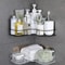 Bathroom Organizer Wall Shelf Corner Storage Iron Shower Drain Basket Cosmetic Rack Shampoo Holder