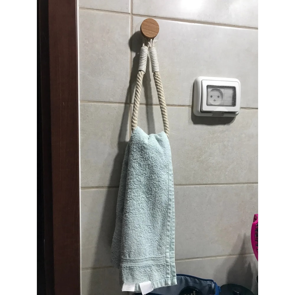 Towel Hook Paper Roll Holder Toilet Storage Rack Nailfree 3