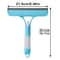 Multi Function Glass Window Wiper with Microfiber Scrub, Spray Bottle and Squeegee for Household and Car Cleaning