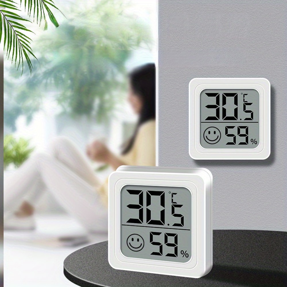 Digital Temperature Humidity Meter Mini LCD Hygrometer Thermometer Indoor Wall Mounted Sensor 3