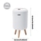 Motion Sensor Trash Can For Bedroom Bathroom Kitchen Automatic Smart Trash Can With Lid 6