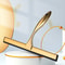 Stainless Steel Shower Squeegee With Hook For Bathroom Mirrors Windows Tiles Kitchen Cleaning 3