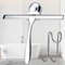 Window Wiper Silicone Rubber Shower Squeegee Blade With Suction Cup Hook For Bathroom Household Use 0