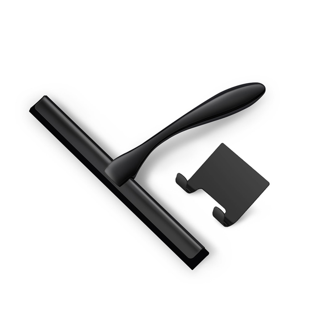 Stainless Steel Glass Wiper Shower Squeegee With Silicone Rubber Scraper For Car Mirror And Bathroo 6