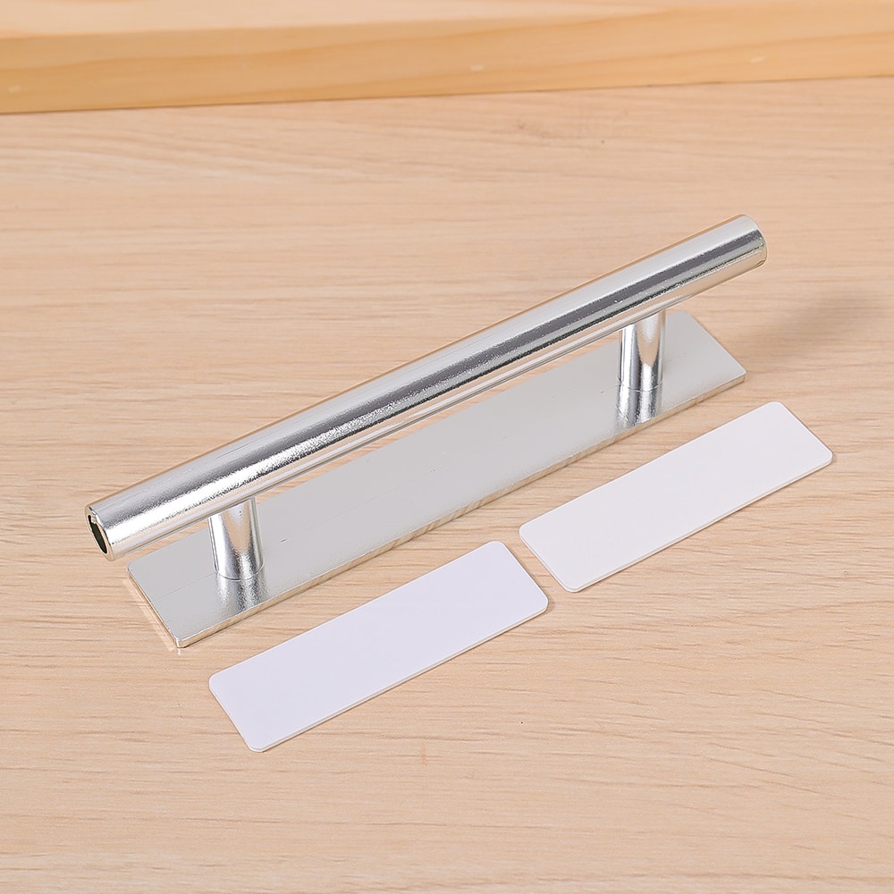 SelfAdhesive PunchFree Furniture Door Handles For Cabinets Wardrobe Drawers Knobs Hardware Accessor 5