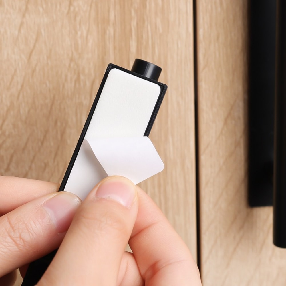 SelfAdhesive PunchFree Furniture Door Handles For Cabinets Wardrobe Drawers Knobs Hardware Accessor 3