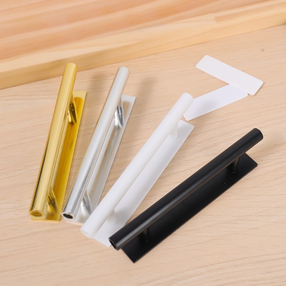 SelfAdhesive PunchFree Furniture Door Handles For Cabinets Wardrobe Drawers Knobs Hardware Accessor 4