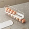 Automatic Rolling Egg Organizer Rack Fridge Egg Storage Box Ladder Style Holder 3