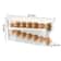 Automatic Rolling Egg Organizer Rack Fridge Egg Storage Box Ladder Style Holder 5
