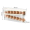 Automatic Rolling Egg Organizer Rack Fridge Egg Storage Box Ladder Style Holder 5