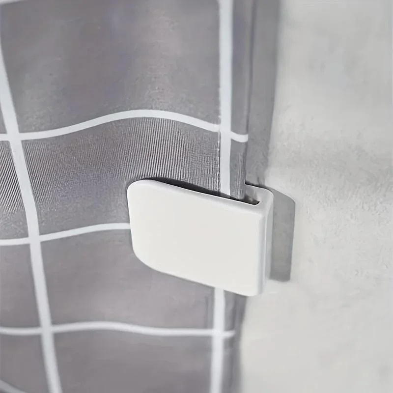 Shower Curtain Fixing Tool Windproof Clip Stop Protect Clips Bathroom Accessories 3
