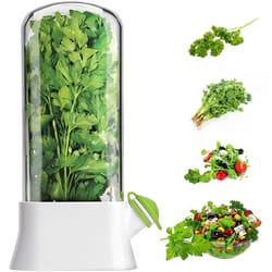 vegetable preserving bottle for kitchen, herb saver for refrigerator, fresh herb keeper pod, cilantro saver container