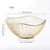 Metal Fruit Basket Simple Fruit Basin MultiSize Iron Snack Storage Bread Vegetable Organizer Kitche 5