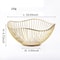 Metal Fruit Basket Simple Fruit Basin MultiSize Iron Snack Storage Bread Vegetable Organizer Kitche 5