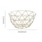 Metal Fruit Basket Simple Fruit Basin MultiSize Iron Snack Storage Bread Vegetable Organizer Kitche 7