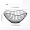 Metal Fruit Basket Simple Fruit Basin MultiSize Iron Snack Storage Bread Vegetable Organizer Kitche 6