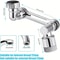 Faucet Extender Alloy Robotic Arm 1080 Rotating Universal Faucet Extension For Bathroom Sink 5