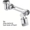 Swivel Faucet for Bathroom Sink Alloy Robotic Arm 1080 Rotating Faucet Extender