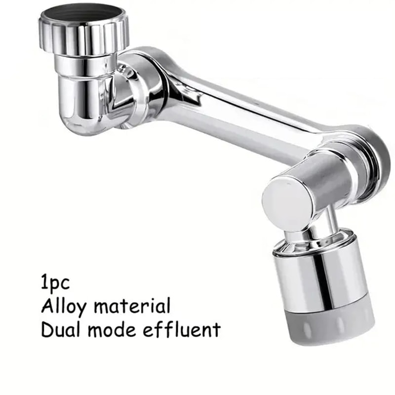 Swivel Faucet for Bathroom Sink Alloy Robotic Arm 1080 Rotating Faucet Extender