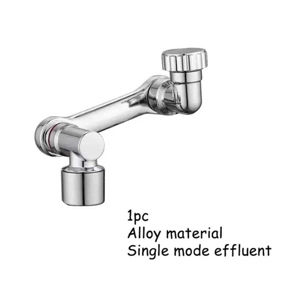 Swivel Faucet for Bathroom Sink Alloy Robotic Arm 1080 Rotating Faucet Extender