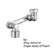 Swivel Faucet for Bathroom Sink Alloy Robotic Arm 1080 Rotating Faucet Extender