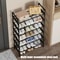 Stackable MultiTier Metal Shoe Rack Organizer Freestanding Storage For Closet Bedroom Indoor And Ou 1