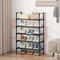 Stackable MultiTier Metal Shoe Rack Organizer Freestanding Storage For Closet Bedroom Indoor And Ou 3