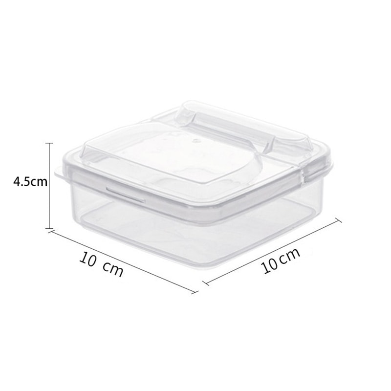 Cheese Container, Plastic Refrigerator Storage Box, Butter Block Cheese Slice Storage Box