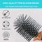 Durable Silicone Toilet Brush Set Long Handle No Drill Wall Mounted Quick Dry Leak Proof Multi Use 3