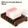 SelfDraining Elegant Wooden Soap Dish Natural Wood Finish Soap Box For Bathroom Decor 2