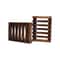 SelfDraining Elegant Wooden Soap Dish Natural Wood Finish Soap Box For Bathroom Decor 4