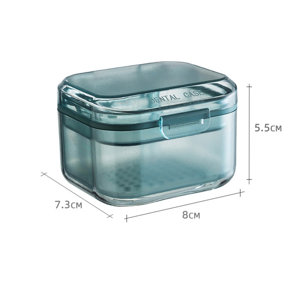 Portable Storage Box For Invisible Braces And Orthodontic Retainers Travel Denture Case 6