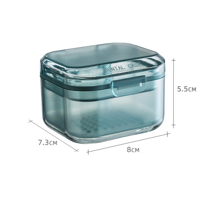 Portable Storage Box For Invisible Braces And Orthodontic Retainers Travel Denture Case 6