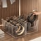 Plastic Belt Organizer Large Capacity Divided Storage Shelf Transparent Dustproof For Wardrobe Make 0