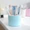 Freestanding Toothbrush Holder ABS Plastic Bathroom Organizer With Drain Holes Toothpaste Stand Per 4
