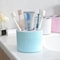 Freestanding Toothbrush Holder ABS Plastic Bathroom Organizer With Drain Holes Toothpaste Stand Per 4