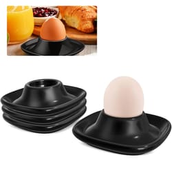 soft boiled egg holder stackable egg coddler cups with base for breakfast brunch table decor