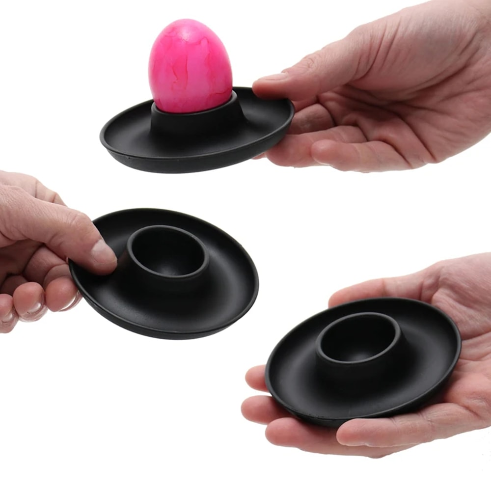 Soft Boiled Egg Holder Stackable Egg Coddler Cups With Base For Breakfast Brunch Table Decor 5