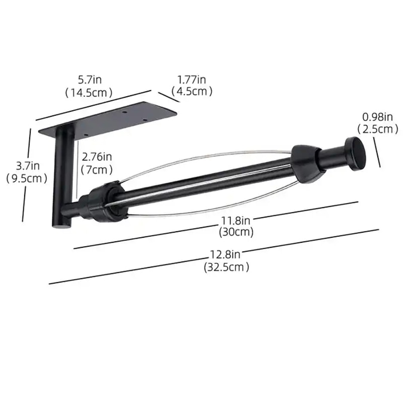 Punchfree Adhesive Bathroom Paper Towel Holder Stainless Steel Toilet Paper Storage Rack 4