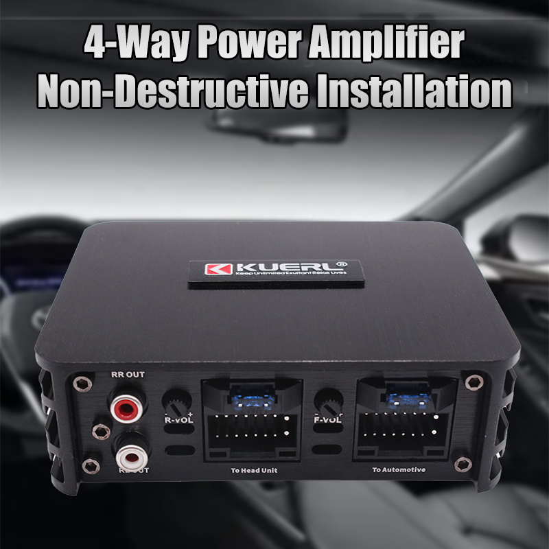DSP Car Audio Speaker Class AB Power Amplifier NonDestructive Installation Android Large Screen 0