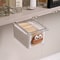 Bathroom Cotton Stick And Makeup Storage Box With PullOut Drawer Under Mirror Cabinet 2